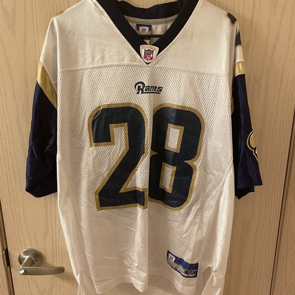 Reebok Vintage Marshall Faulk Rams Jersey